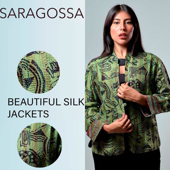 Kantha Jacket - Picture 1 of 5